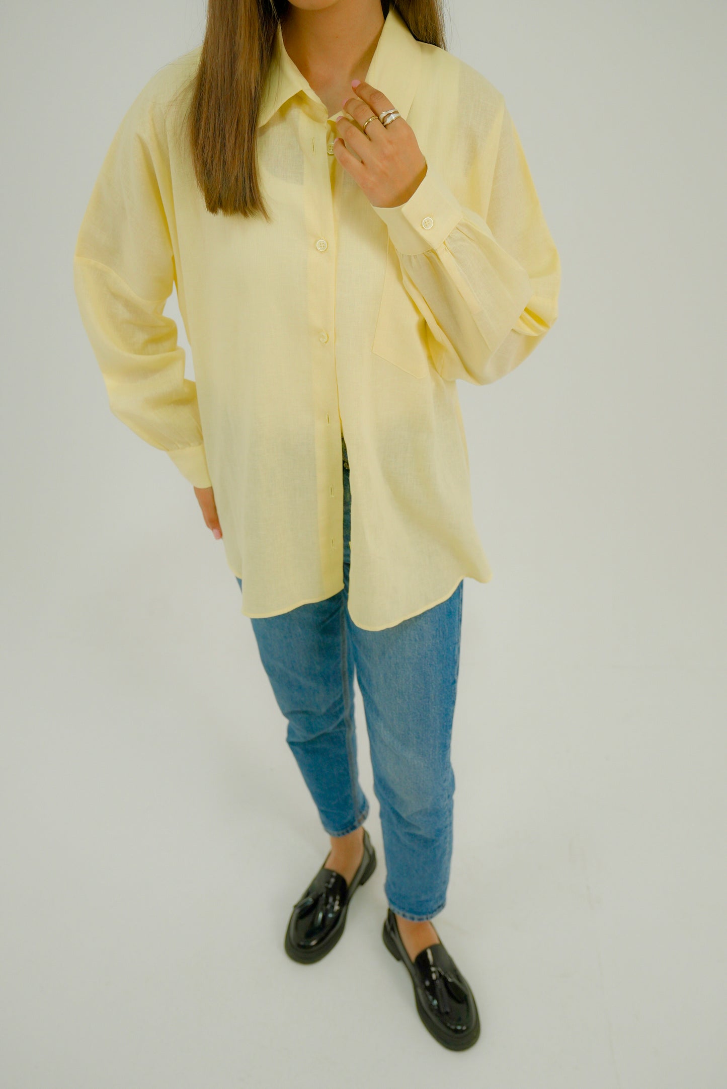 Everyday Linen Shirt - Butter Yellow