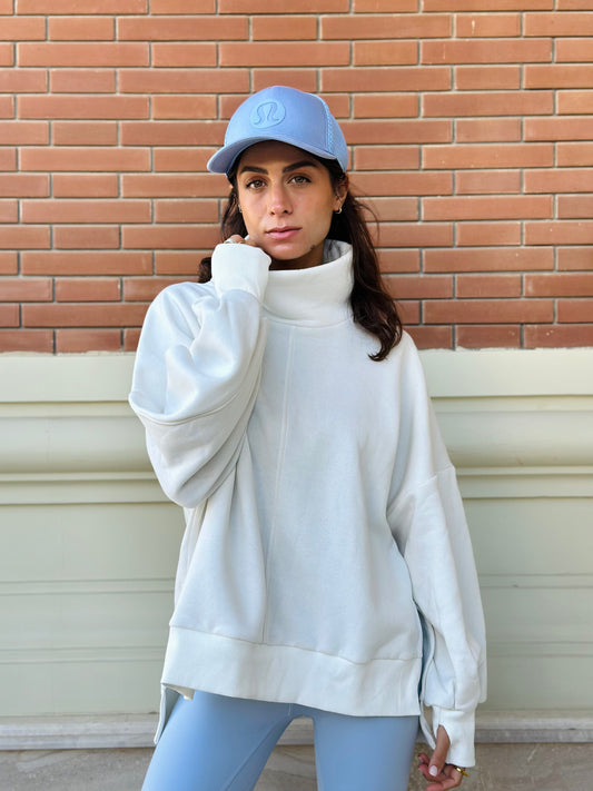 Highneck Sweatshirt - Off White
