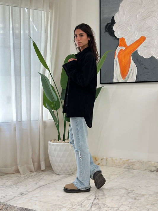 Velvet Everyday Shirt - Black