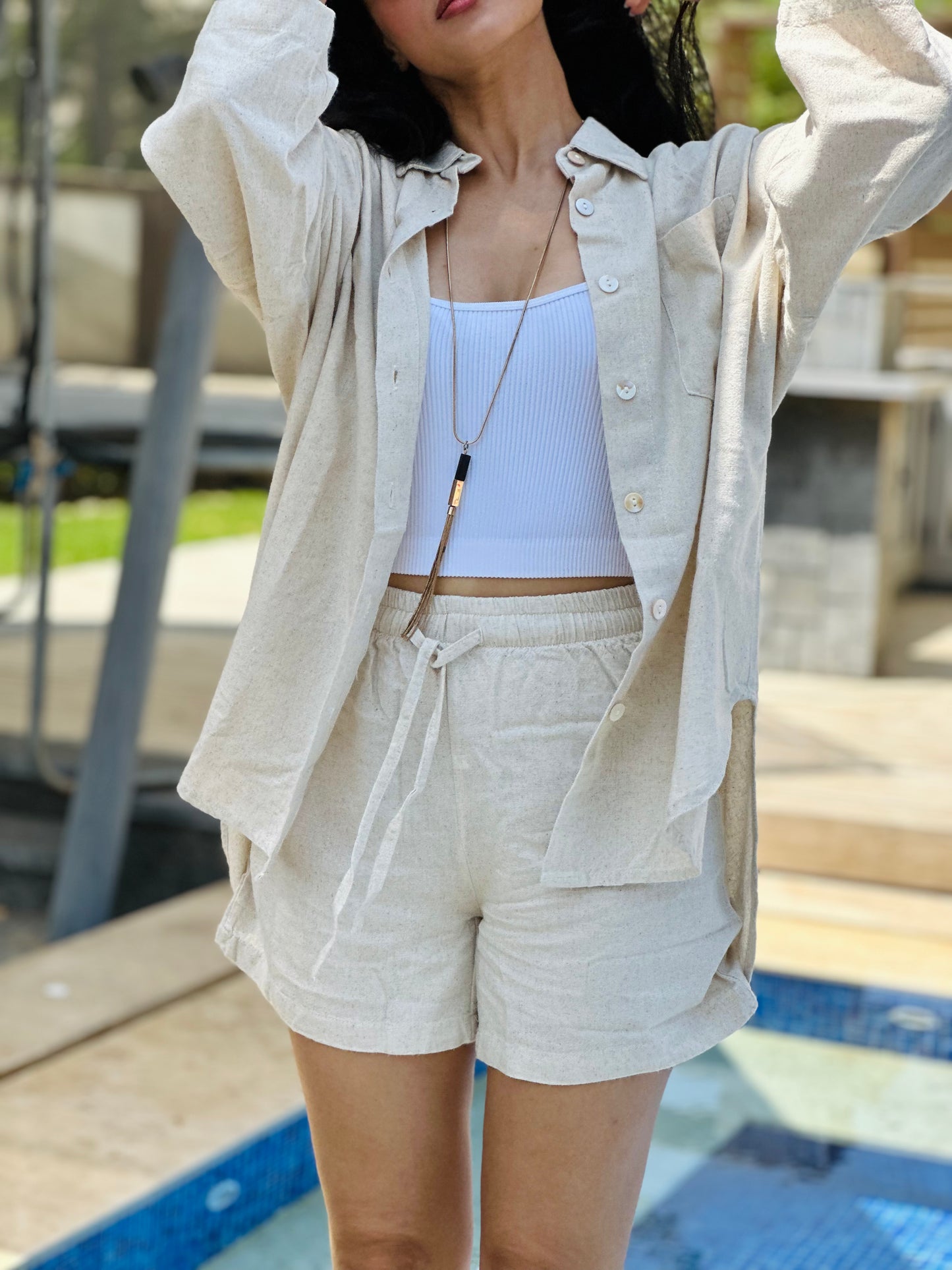 Breezy Linen Short Set