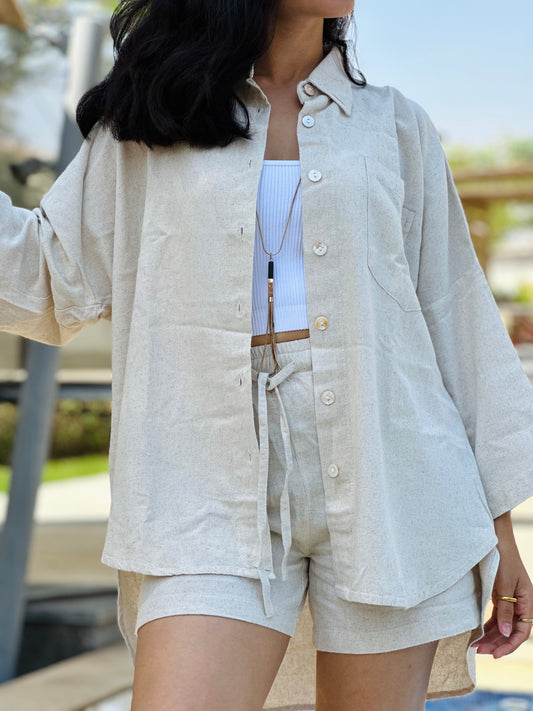Breezy Linen Short Set