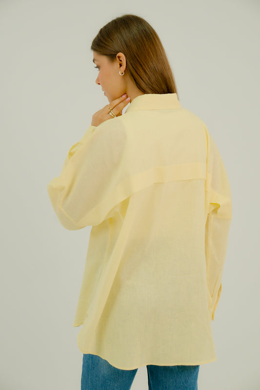 Everyday Linen Shirt - Butter Yellow