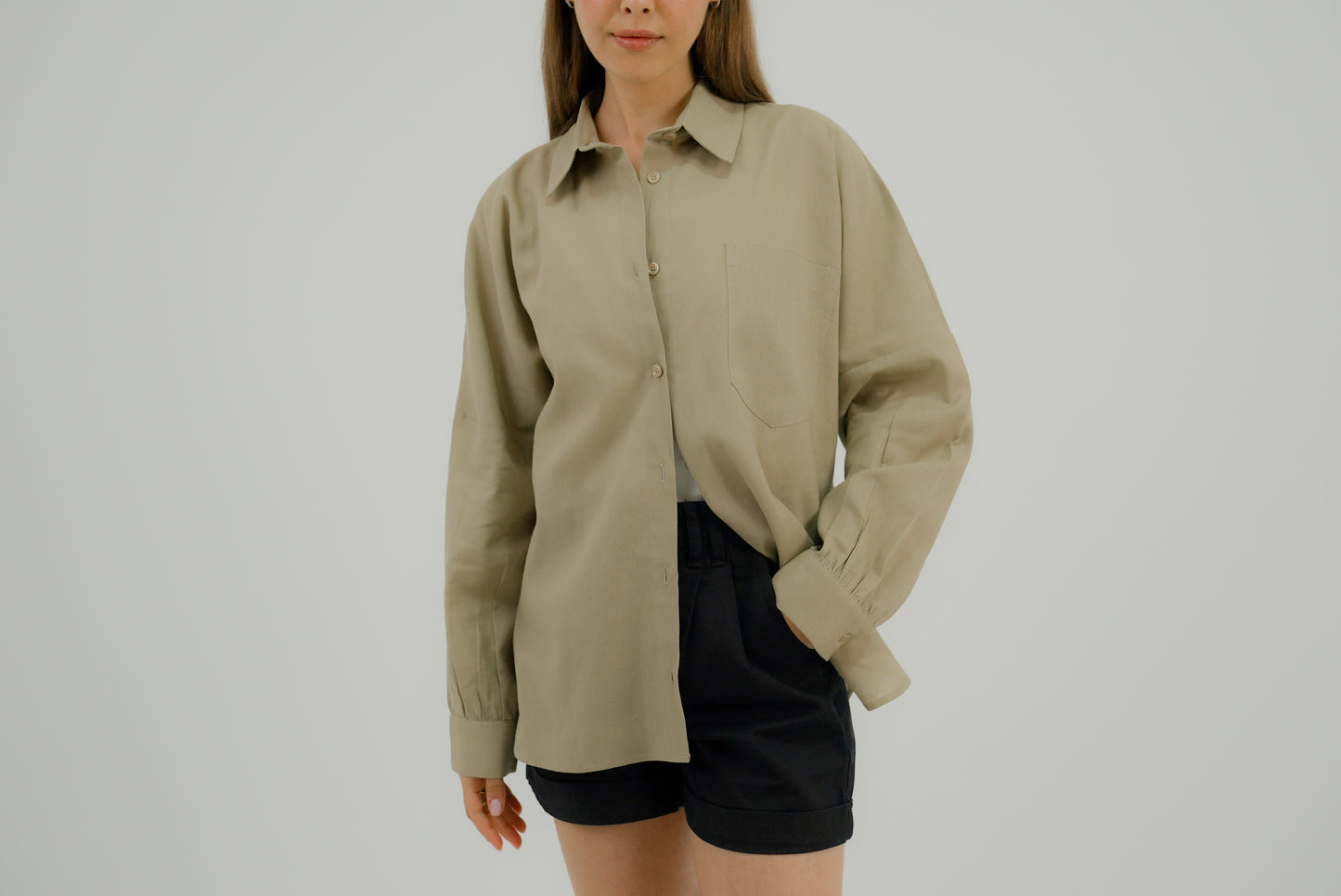 Everyday Linen Shirt - Khaki
