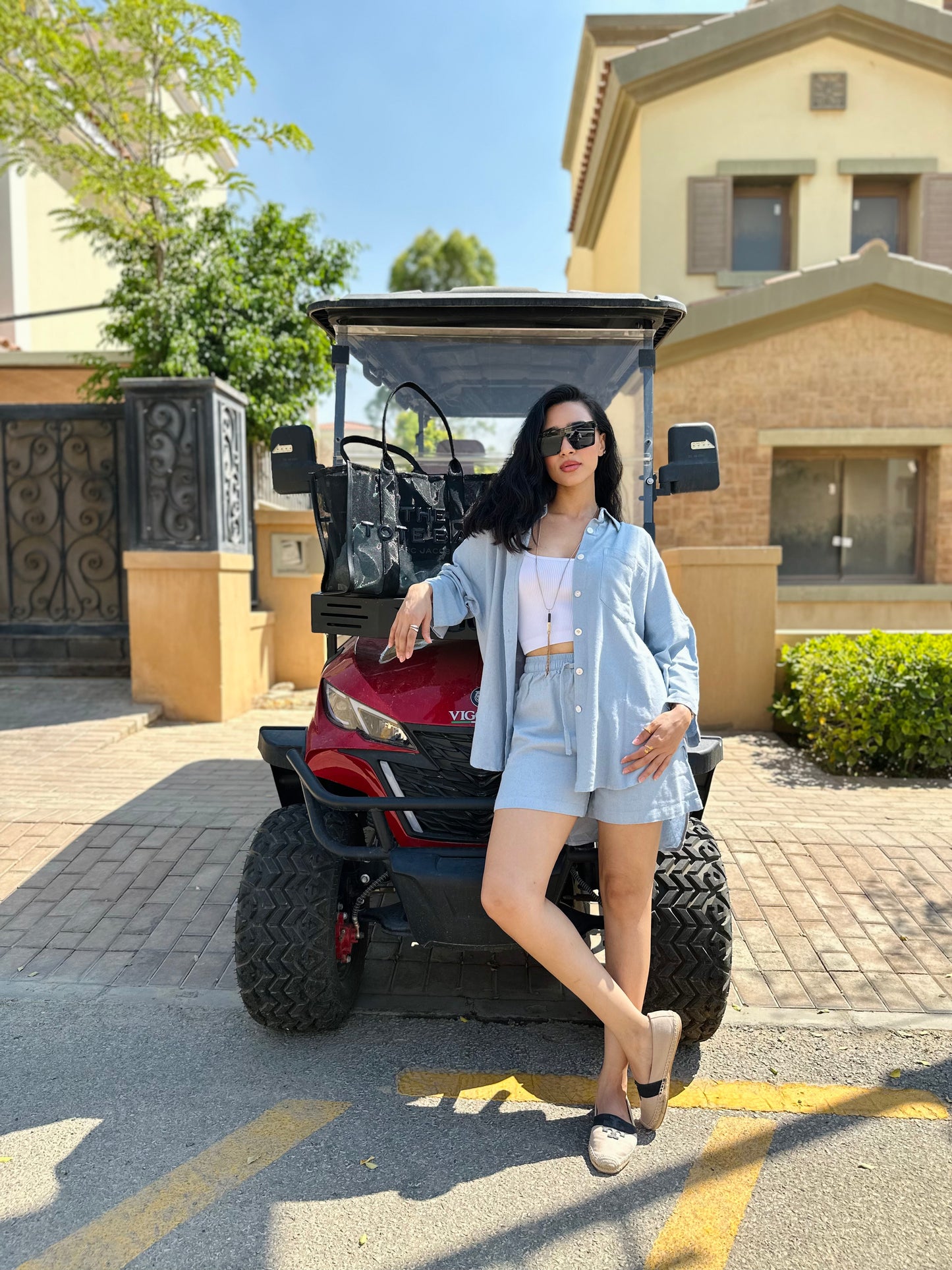 Breezy Linen Short Set
